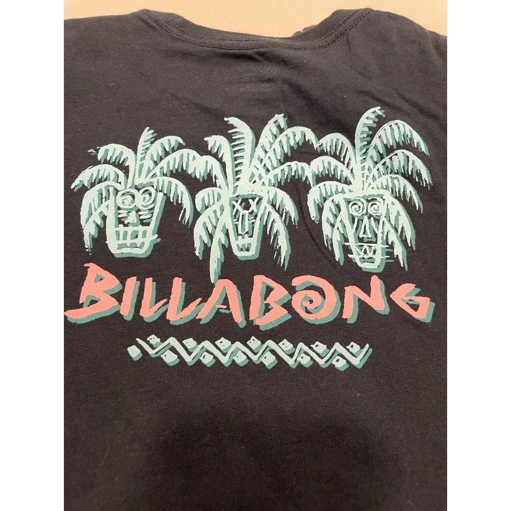 Lot of‎ 2 Billabong RVCA Boy's Crew Neck Tees T-Shirts